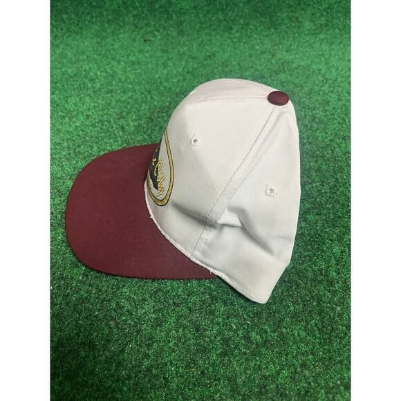 Vintage Atlantic City Gambling White & Red Strapback Adjustable hat cap 90s Y2K - Picture 2 of 6